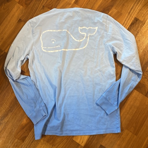 Vineyard vines, size small blue, long sleeve pocketed T-shirt - Picture 6 of 6